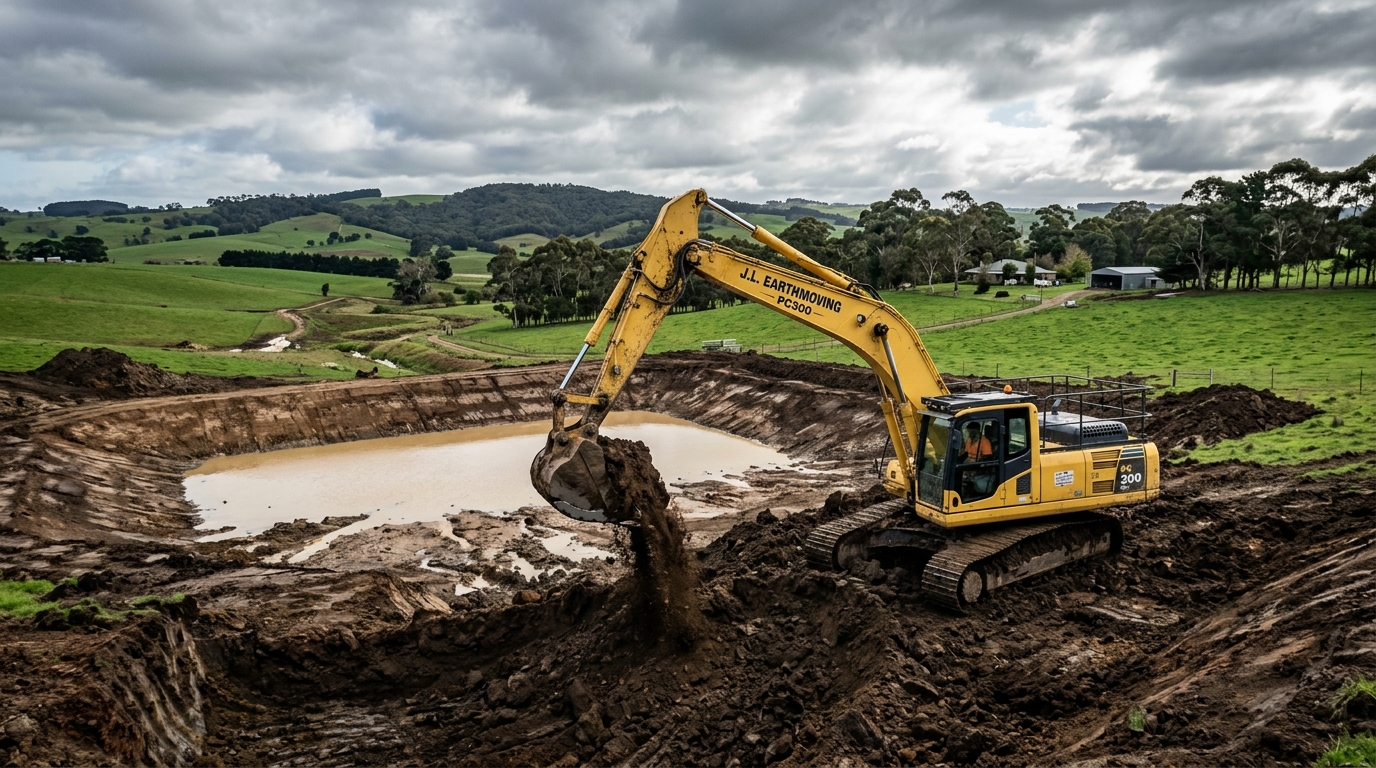 Keyline Dam Construction