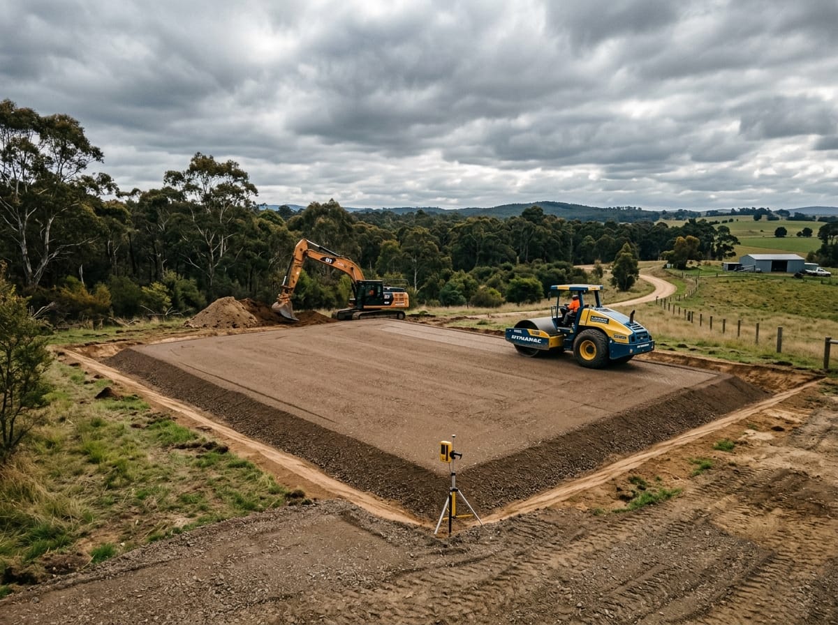Commercial Shed Pad Prep